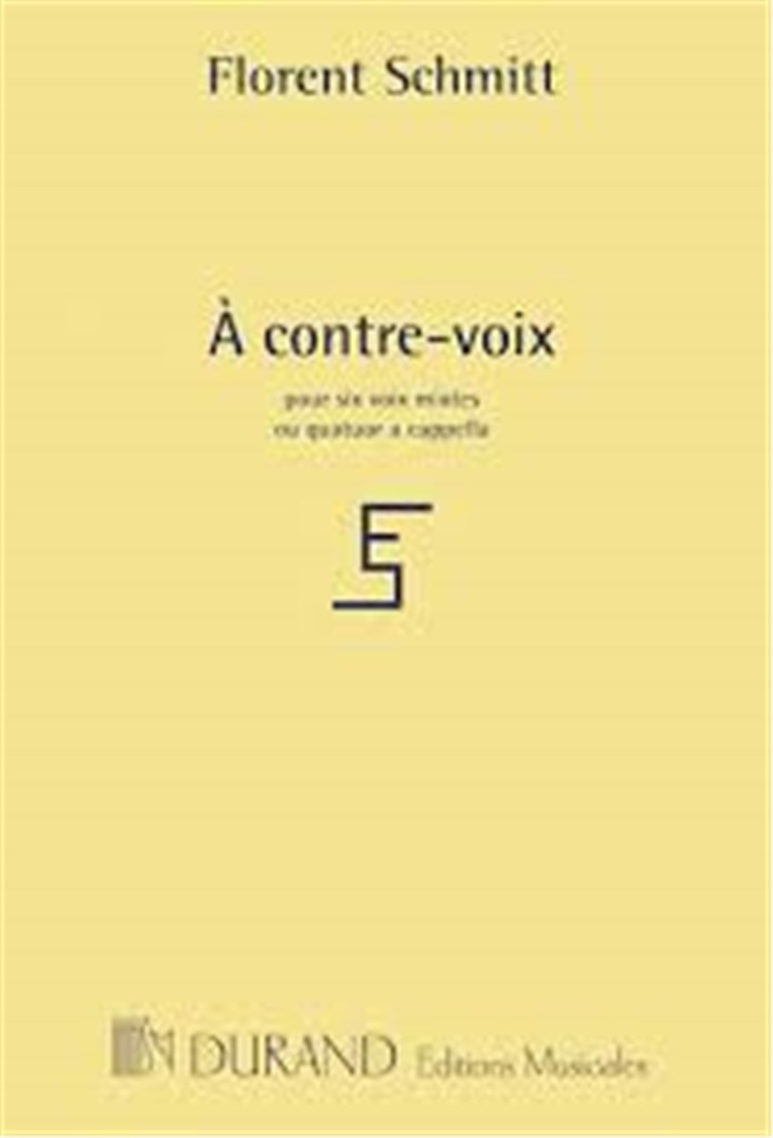 A Contre Voix N 2 Si Mes Poches 4 Vx Mixtes A